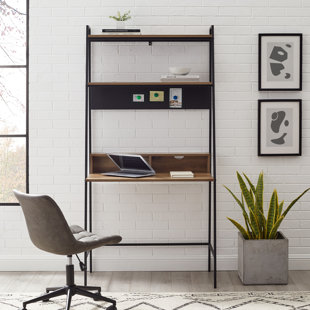 Wayfair desks with deals shelves